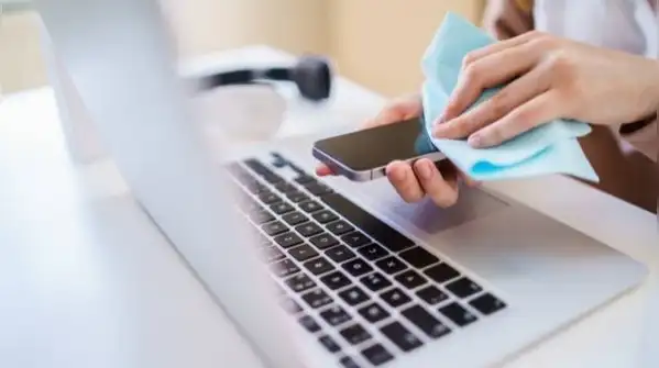 Because it’s the best source of what’s safe, always check your phone or laptop maker’s care