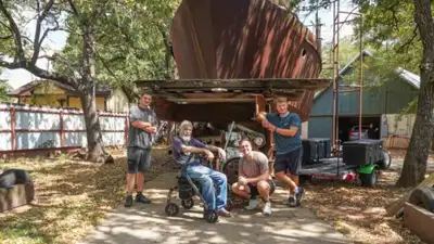 Since 1987, an 86-year-old Texas man named Dale has spent decades building a 62-foot boat