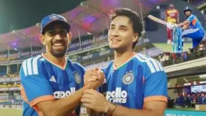 Abhishek Sharma's bat, three fours! Prince Yadav reveals secret behind Indore cameo vs West Indies
