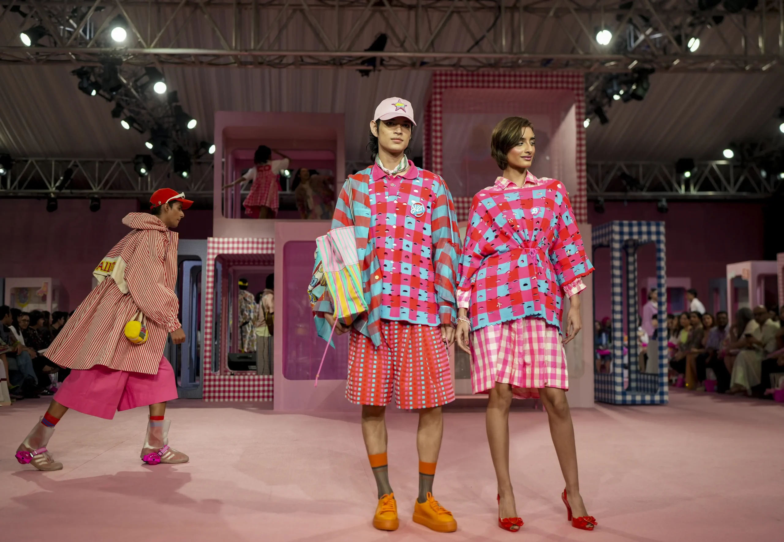 Pink boxes, crochet, lace, bows and clothes that refuse to fit into one mould