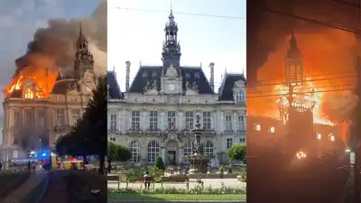 Limoges town hall, a 143-year-old landmark, gutted in fire during violent protests in France
