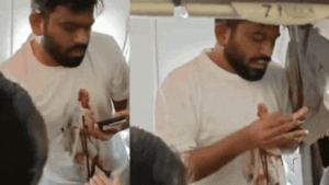 'Send male officers forward' — Abhijeet Dipke tells women cops aboard flight before detention
