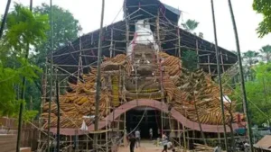 Mishra, a resident of Park Street, said the idea of bringing a Durga Puja to the locality had