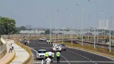 Delhi Traffic Police issued an advisory due to heavy congestion on Barapulla Phase-III Elevated