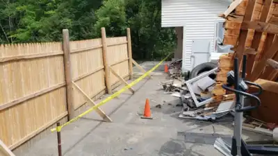 Because he believed that part of it stood on his land | Facebook/Bangor Daily News, brawn cut