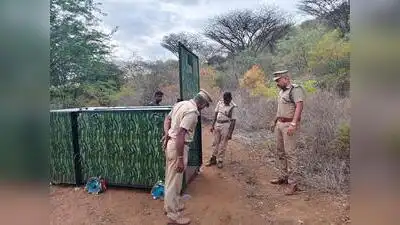 Cage traps have been placed at three strategic locations within the Sirumugai forest range