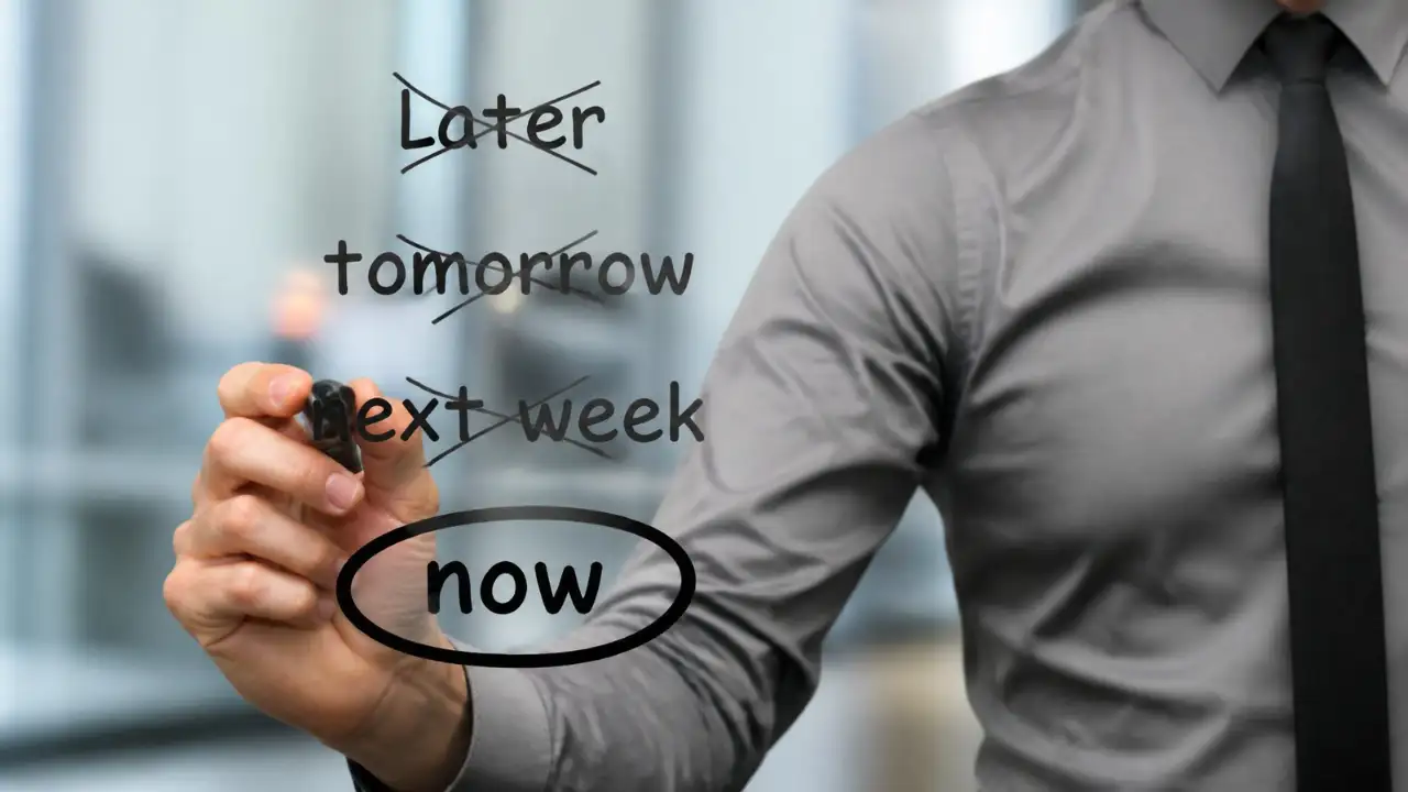 Procrastination shows up when that self-control isn't available, whether from temperament