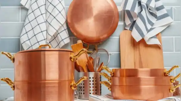 Copper and brass pots look beautiful when they’re gleaming, but they also darken, turn greenish