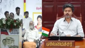 Sudha Deenadayalan, CM Vijay — In photo