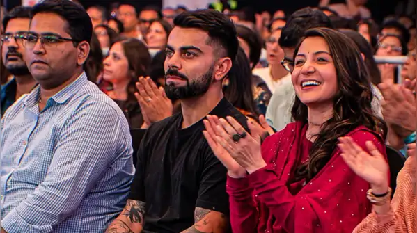 Anushka Sharma's pink anarkali brings a touch of Mughal-Era romance to her spiritual evening