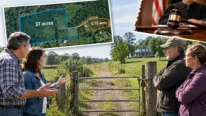 In the 1950s, a Kentucky family bought 37 acres and later added a smaller access parcel; decades