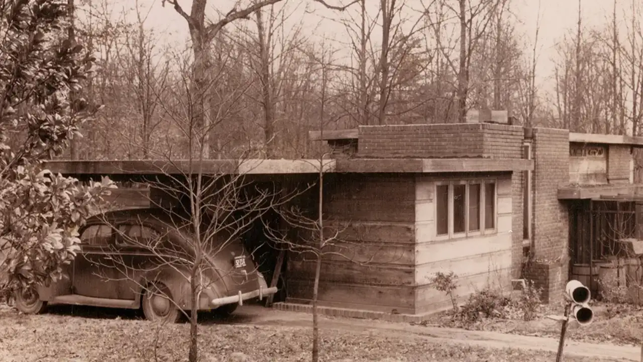 The home was dismantled, moved, and reconstructed 13 miles away from Falls Church to Alexandria
