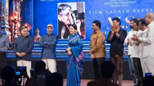 The most recent saree moment of Rashmika Mandanna came with a fascinating background this time