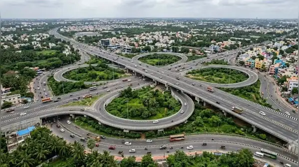 (AI image) Chennai Metro Rail's plan to extend a line from the airport towards Parandur via