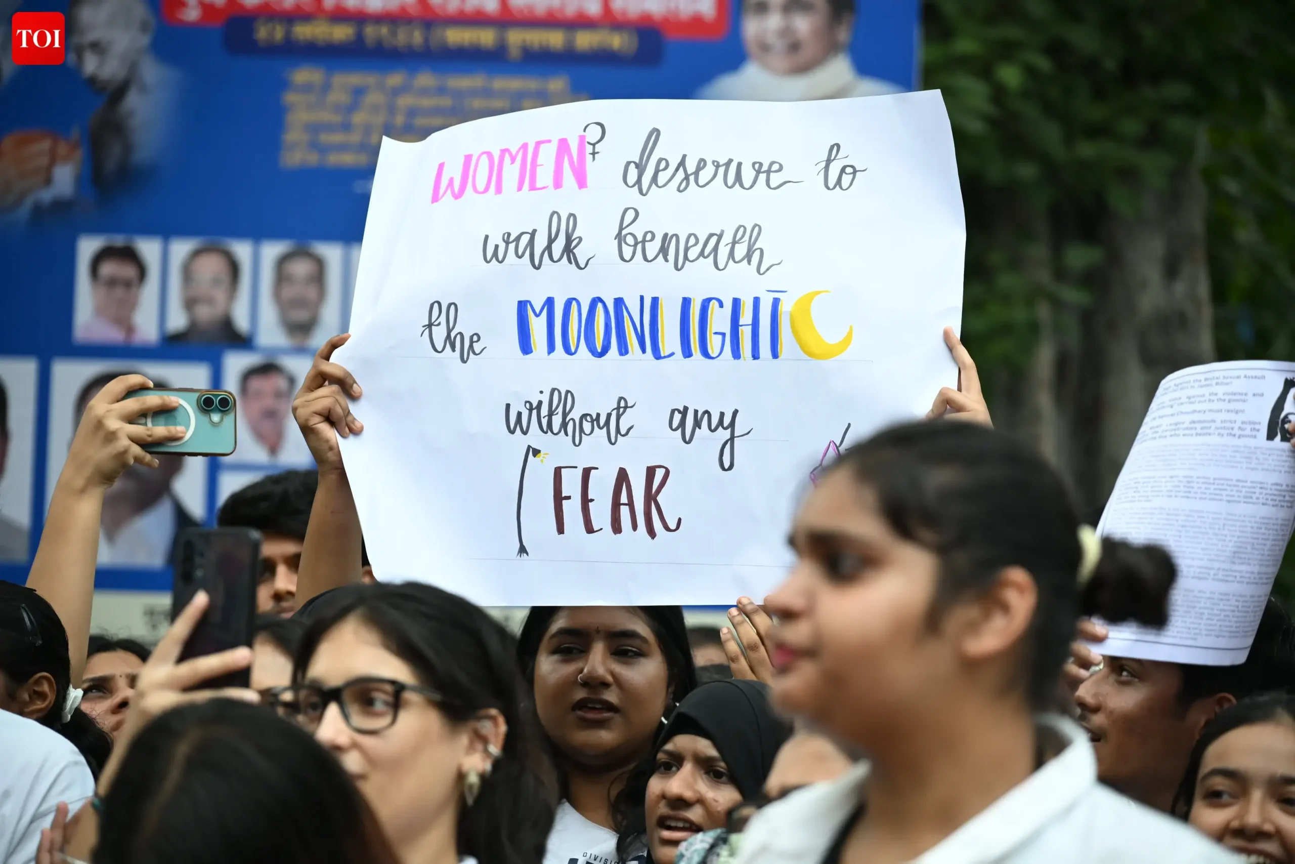 Women and students gather in Pune to raise their voices against violence against women