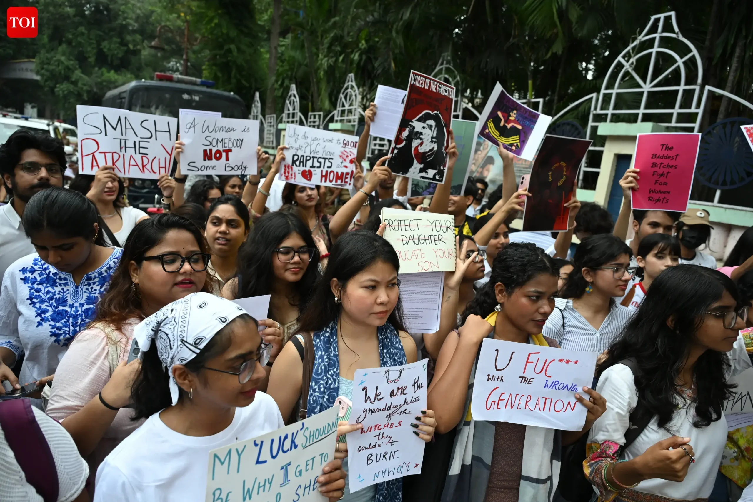Women and students gather in Pune to raise their voices against violence against women