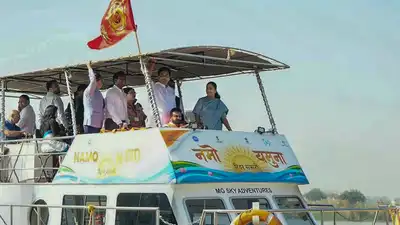 Delhi's chief minister Rekha Gupta inspected the Namo Yamuna River Safari project ahead of its