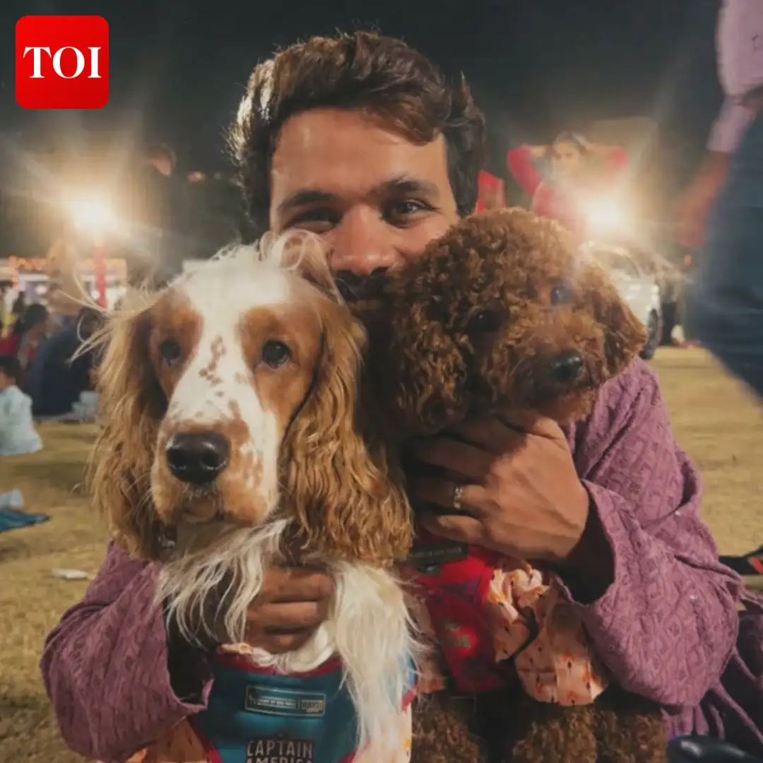 Wagging tails, festive finery and pandal-hopping — pets are finding their place in Hyderabad’s