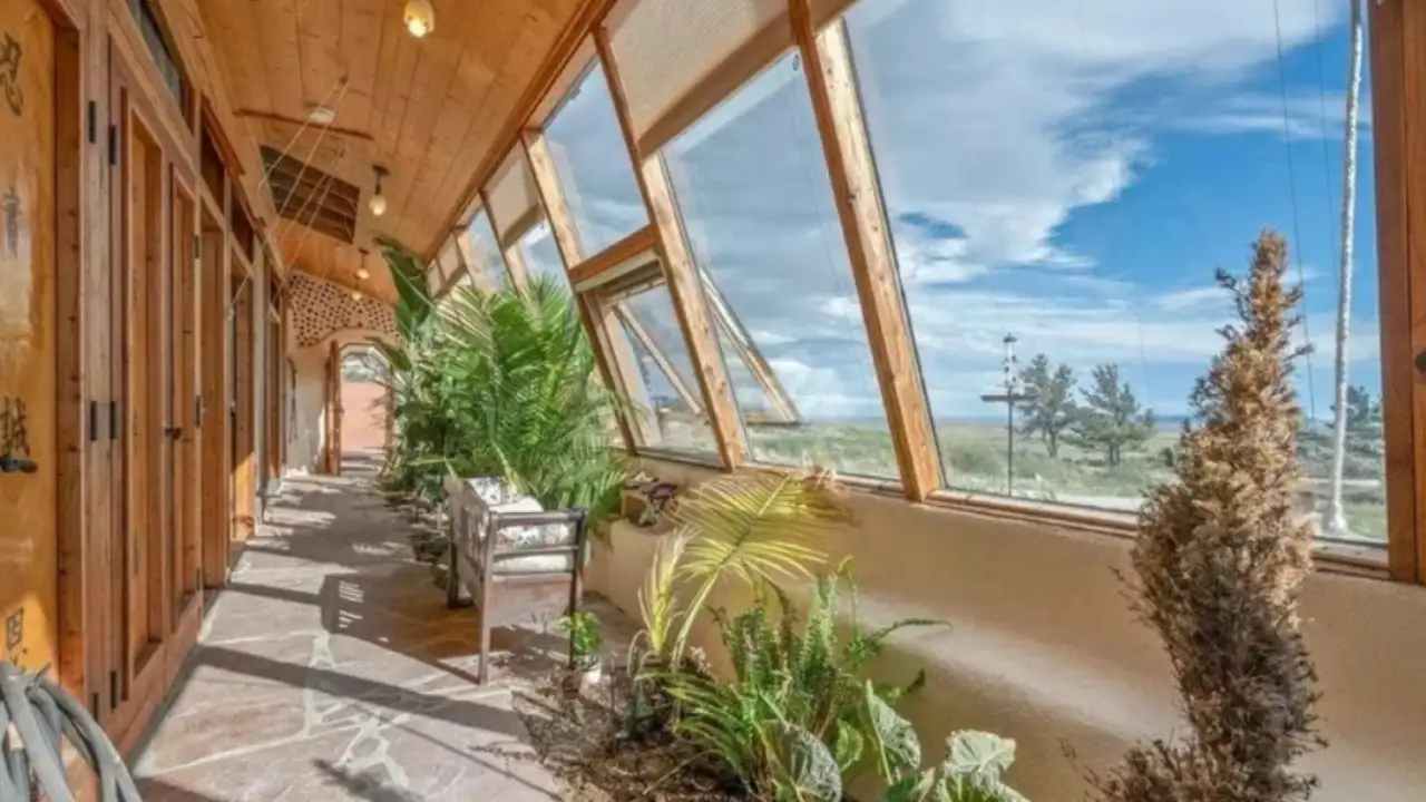 In 2011, a Wyoming couple built a 1,500-sq-ft off-grid home from 1,343 tyres on 55 acres, adding