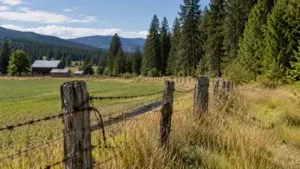 An Idaho couple who have farmed beside a barbed-wire fence since 1979 fought the state over 5.95
