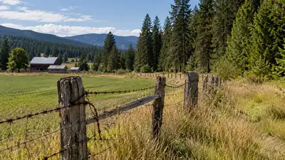 An Idaho couple who have farmed beside a barbed-wire fence since 1979 fought the state over 5.95