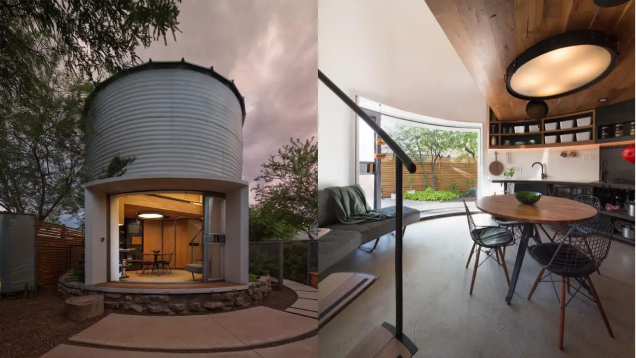 Phoenix architect Christoph Kaiser came across and bought a dismantled 1955 grain silo that was