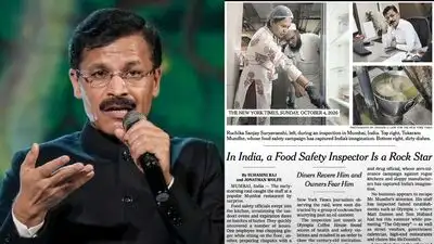 Maharashtra Food and Drug Administration chief Tukaram Mundhe is recognized for his rigorous
