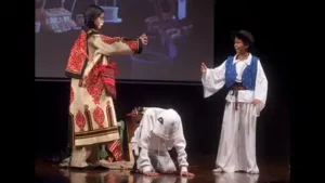 Giant Beanstalk, Green Beard King and Ribike were the three Hungarian folk tales adapted