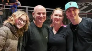 Tennis legends Steffi Graf and Andre Agassi won 30 Grand Slam singles titles together, but