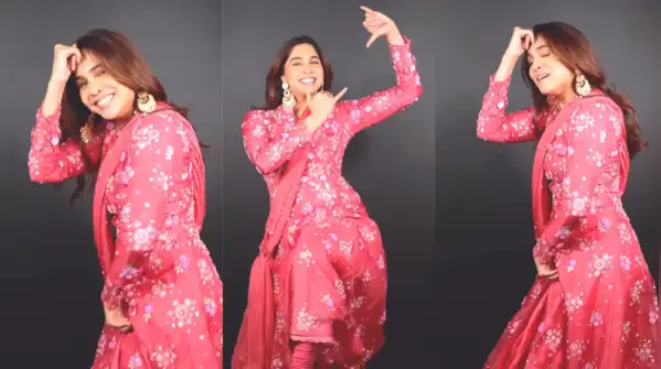 Bringing together two generations of Rajshri heroines, Madhuri Dixit and Sharvari offer