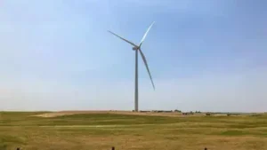 On a 160-acre Nebraska farm parcel, one wind turbine and its: The wider industry impact
