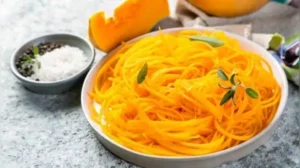 Here is a simple five-step method to make 2-ingredient pumpkin noodles at home, even if you