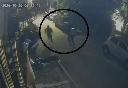 CCTV footage shows Priya leaving her house and heading towards her car About three minutes