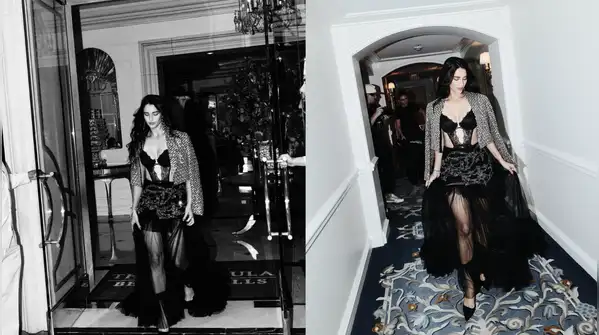 Triptii Dimri's look for the Victoria’s Secret Fashion Show 2026 can be described as