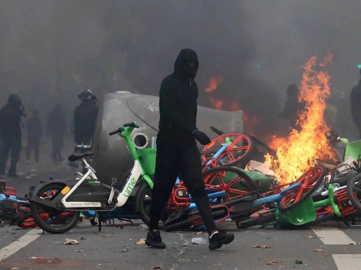 France’s protests spiralled into nationwide unrest amid economic anger, alleged ultra-left