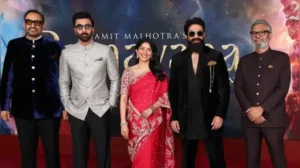 Sai Pallavi's ensemble offered the boldest splash of colour on the red carpet