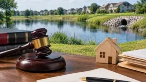 A Delaware homeowner representing herself won part of a default judgment against her community's
