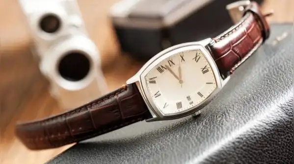 Even if your watch case is water resistant, the strap usually isn’t, and getting it wet can