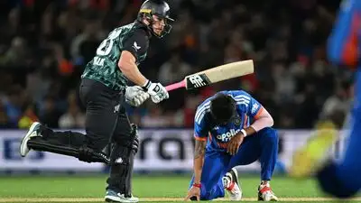 For the first time in men’s T20I cricket, five Indian bowlers conceded 40 or more runs
