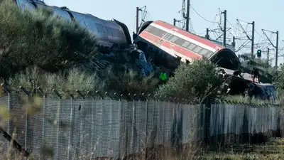 10 dead as high-speed train rams another in Spain's Toledo; videos show gutted carriages