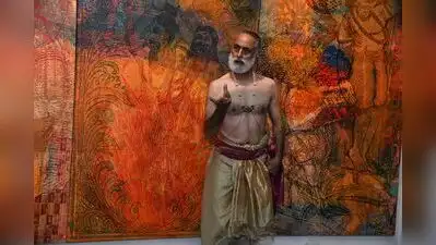 Ramesh’s solo exhibition Sacred Spaces follows a single sustained inquiry across decades