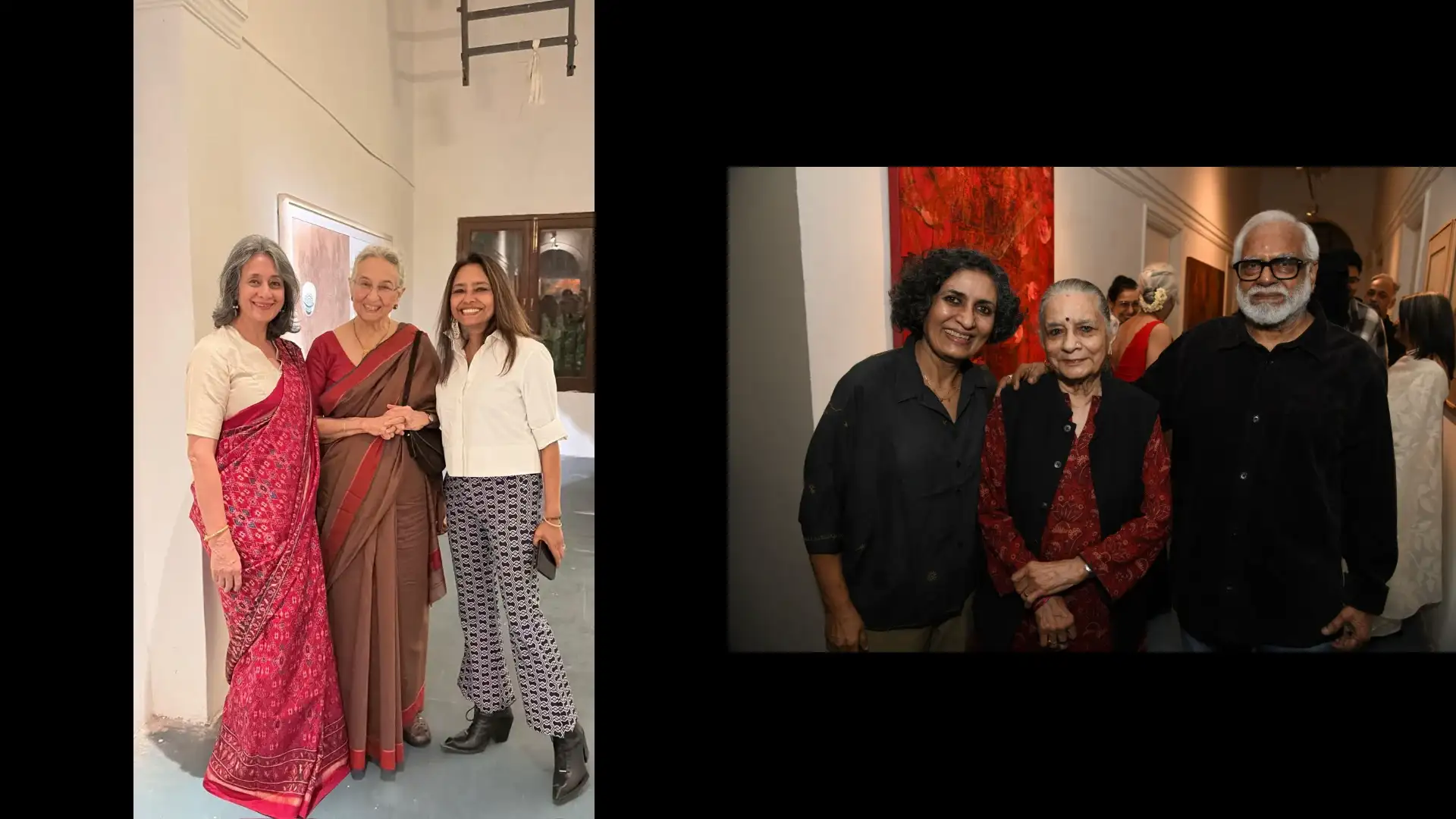 Ramesh’s solo exhibition Sacred Spaces follows a single sustained inquiry across decades