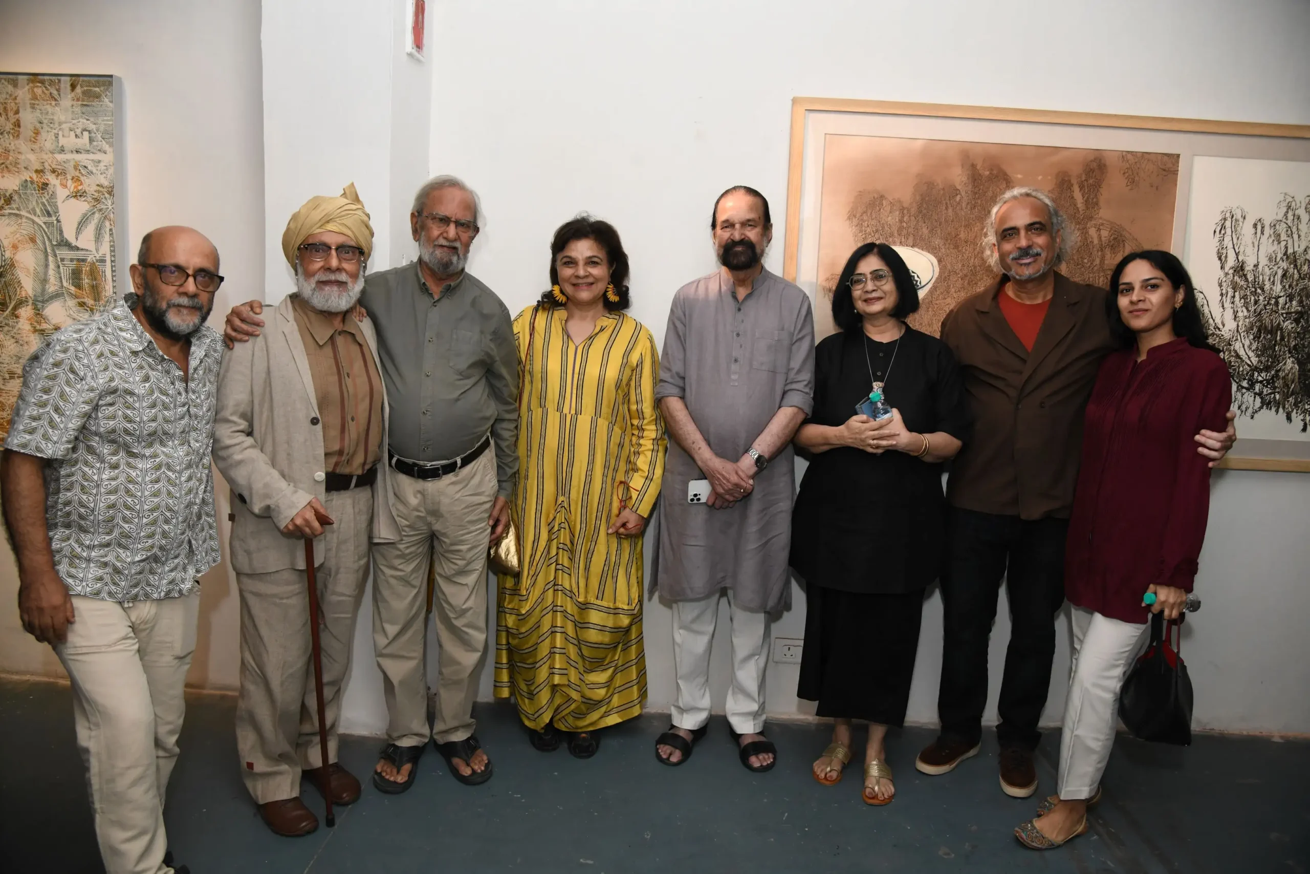 Ramesh’s solo exhibition Sacred Spaces follows a single sustained inquiry across decades