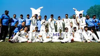 India pacers Mukesh Kumar and Akash Deep shared nine wickets as Rest of India beat reigning