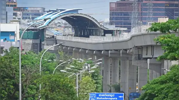 Namma Metro’s 58km Blue Line, connecting Central Silk Board with Kempegowda International