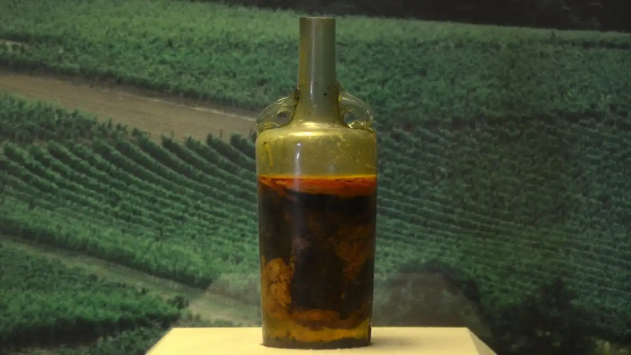 Wine was an established part of life in the Roman world, and the Speyer bottle offers a rare