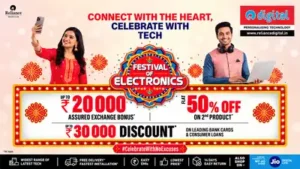 It is Reliance Digital’s festive-season electronics sale, returning: The wider industry impact