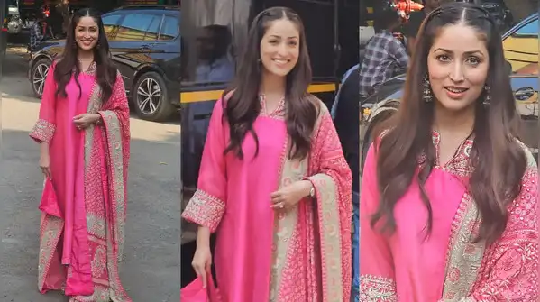Pink can be a tricky colour to receives right for festive dressing