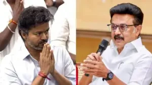 C Joseph Vijay criticised MK Stalin for making derogatory comments about P Sathyabama