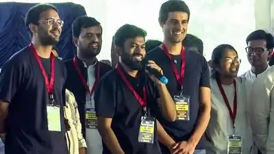 CJP founder Abhijeet Dipke speaks in presence of YouTuber Dhruv Rathee